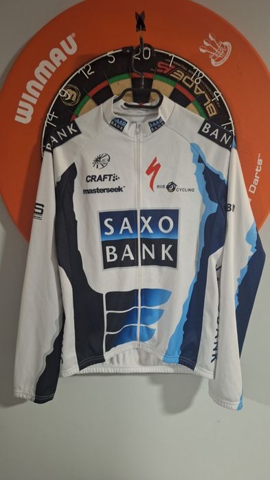 bluza rowerowa kolarska Saxo Bank cycling jersey