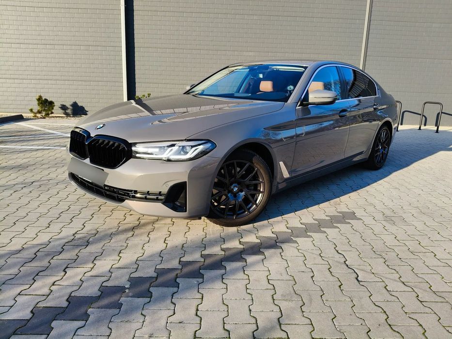BMW Seria 5 Salon PL I WŁ Bezwypadkowy ASO 115 000 km  Skóry - Dakota Cognac