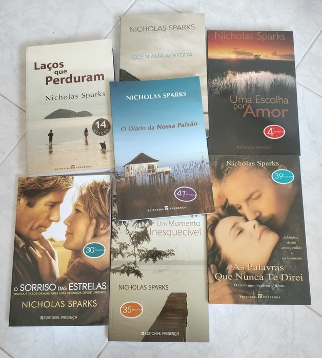 Livros Nicholas Sparks
