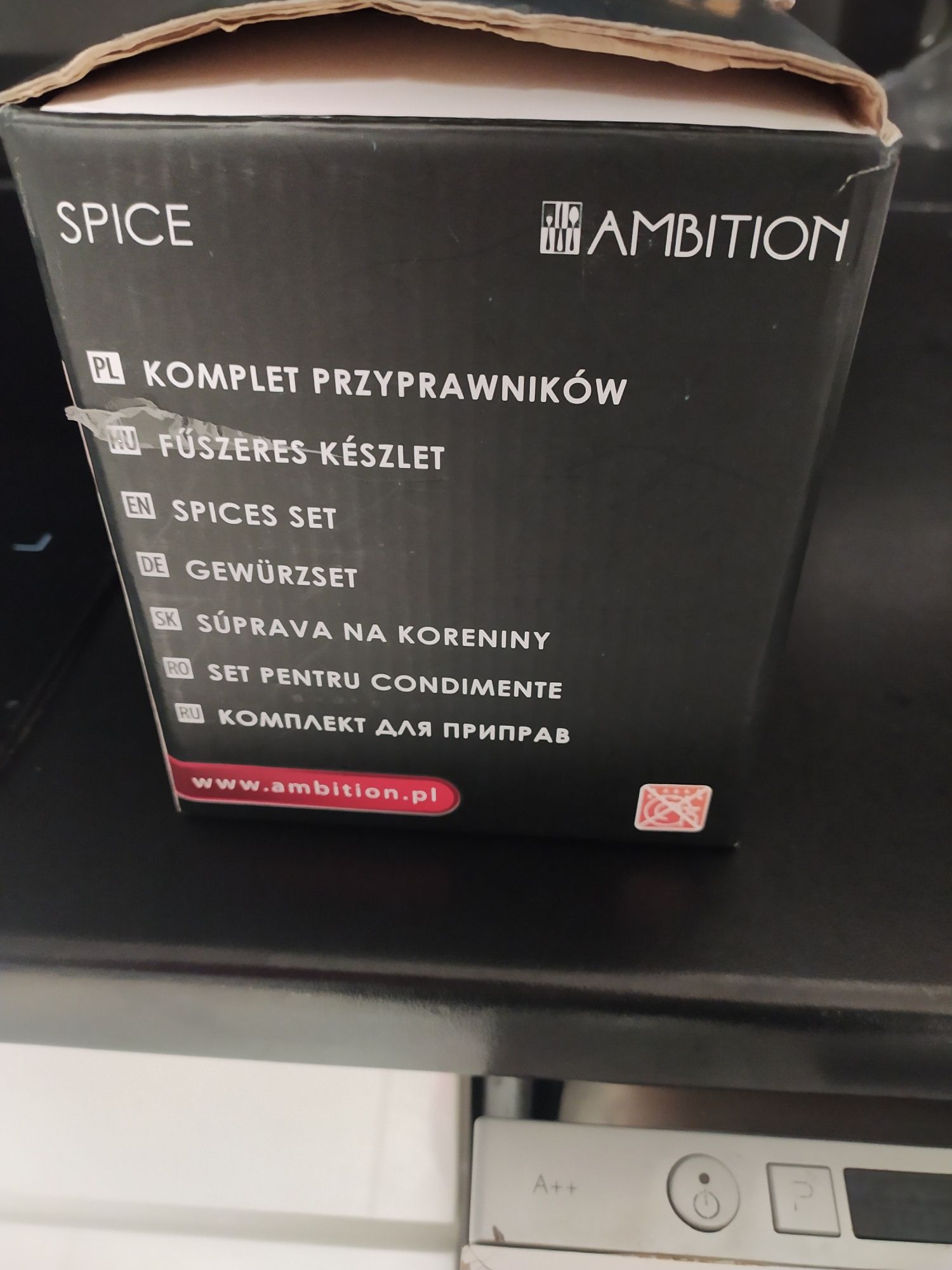 Komplet przyprawnikow Ambition Nowy! Prezent