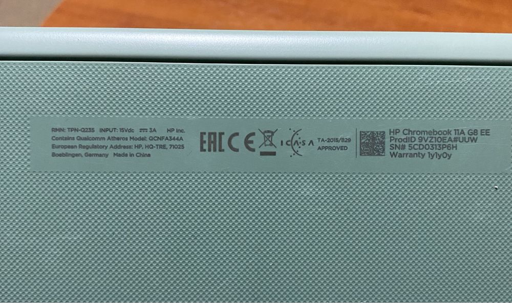 Hp Chromebook 11 g8 EE 11.6" 3GB RAM/32GB ROM! D907