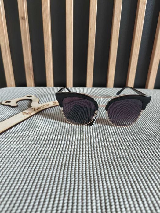 Ciemne damskie nowe modne okulary przeciwsłoneczne nr11