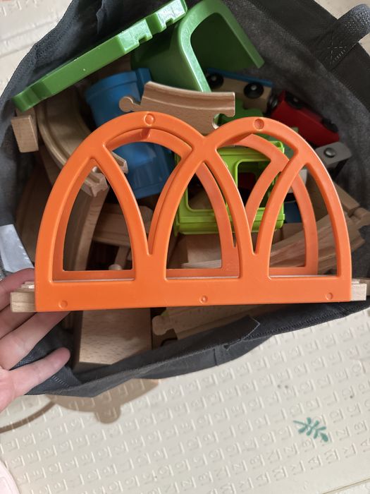 Деревʼяна залізна дорога Ікеа IKEA,