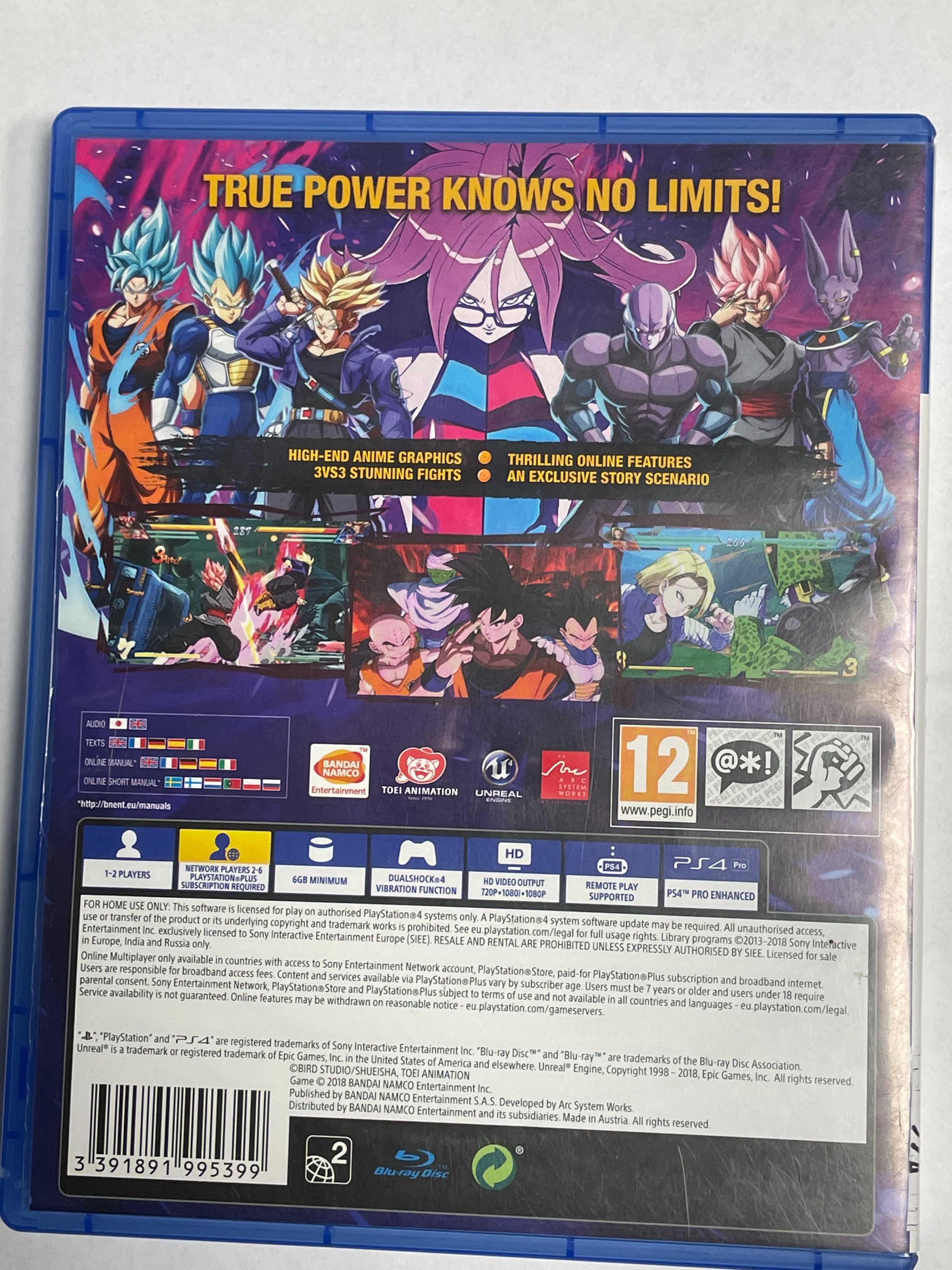Gra PS4 Dragon Ball Fighterz PS4