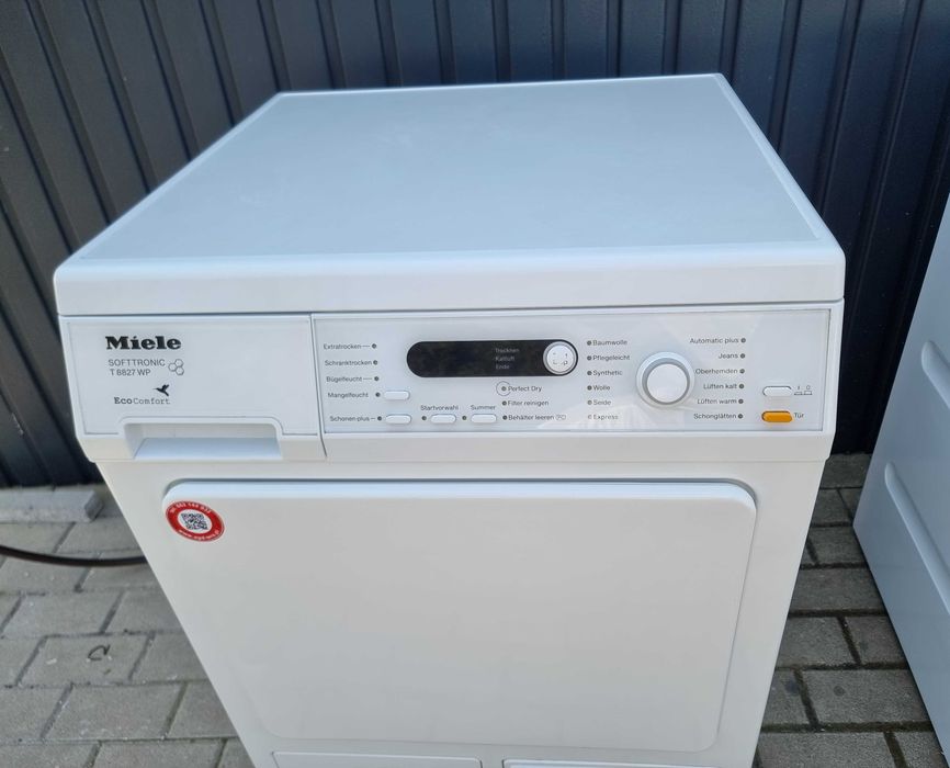 Suszarka z pompą ciepła Miele T 8827 WP Eco Comfort, 7kg, wyświetlacz