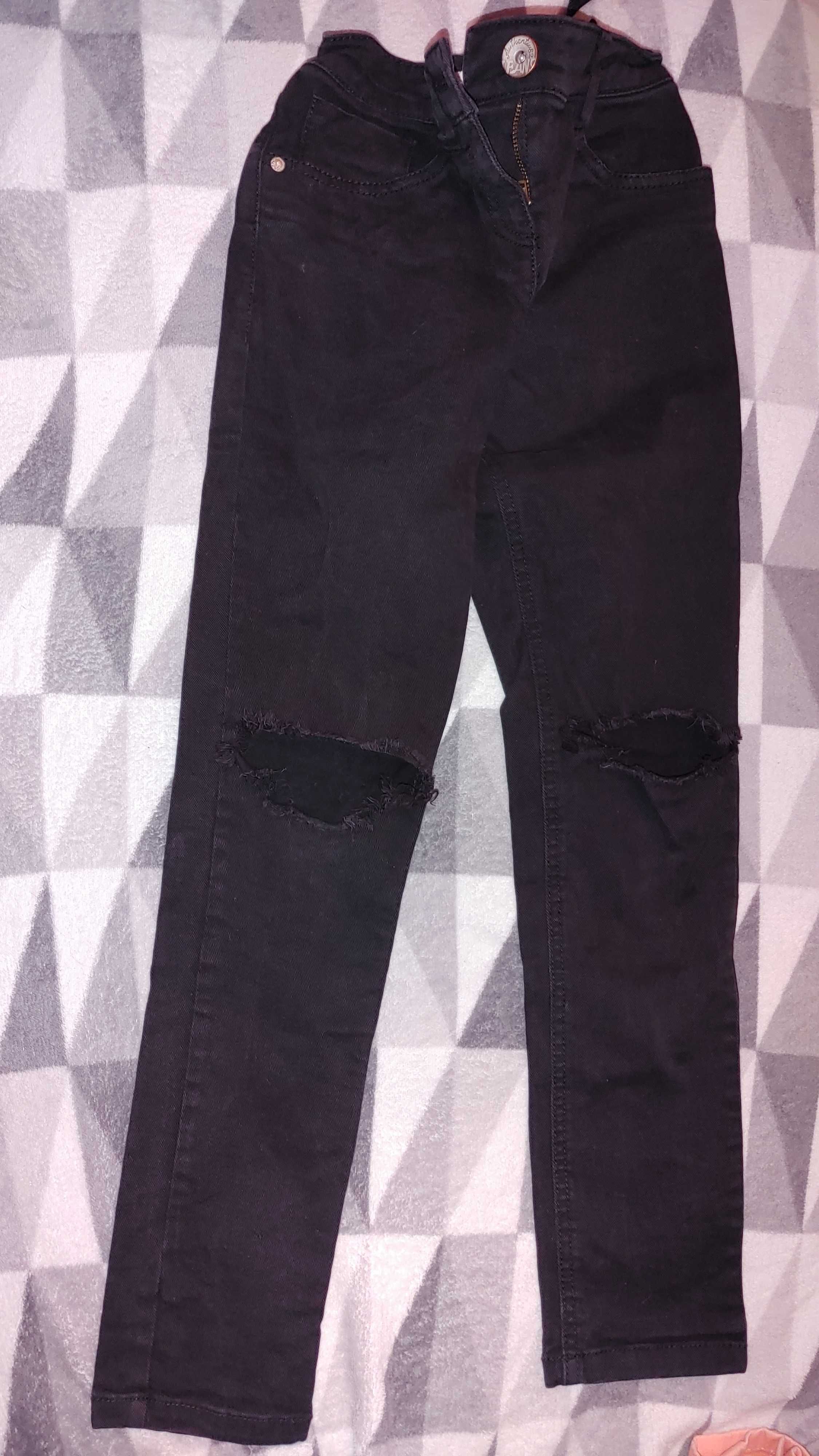 Spodnie.jeansy dla dziewczynki 3 pary 140 -146 cm