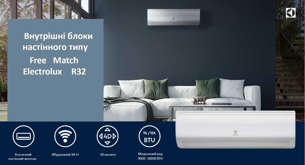 TOP! кондиционер мультисплит Electrolux EACO/I-21 FMI-3/N8_ERP EEC