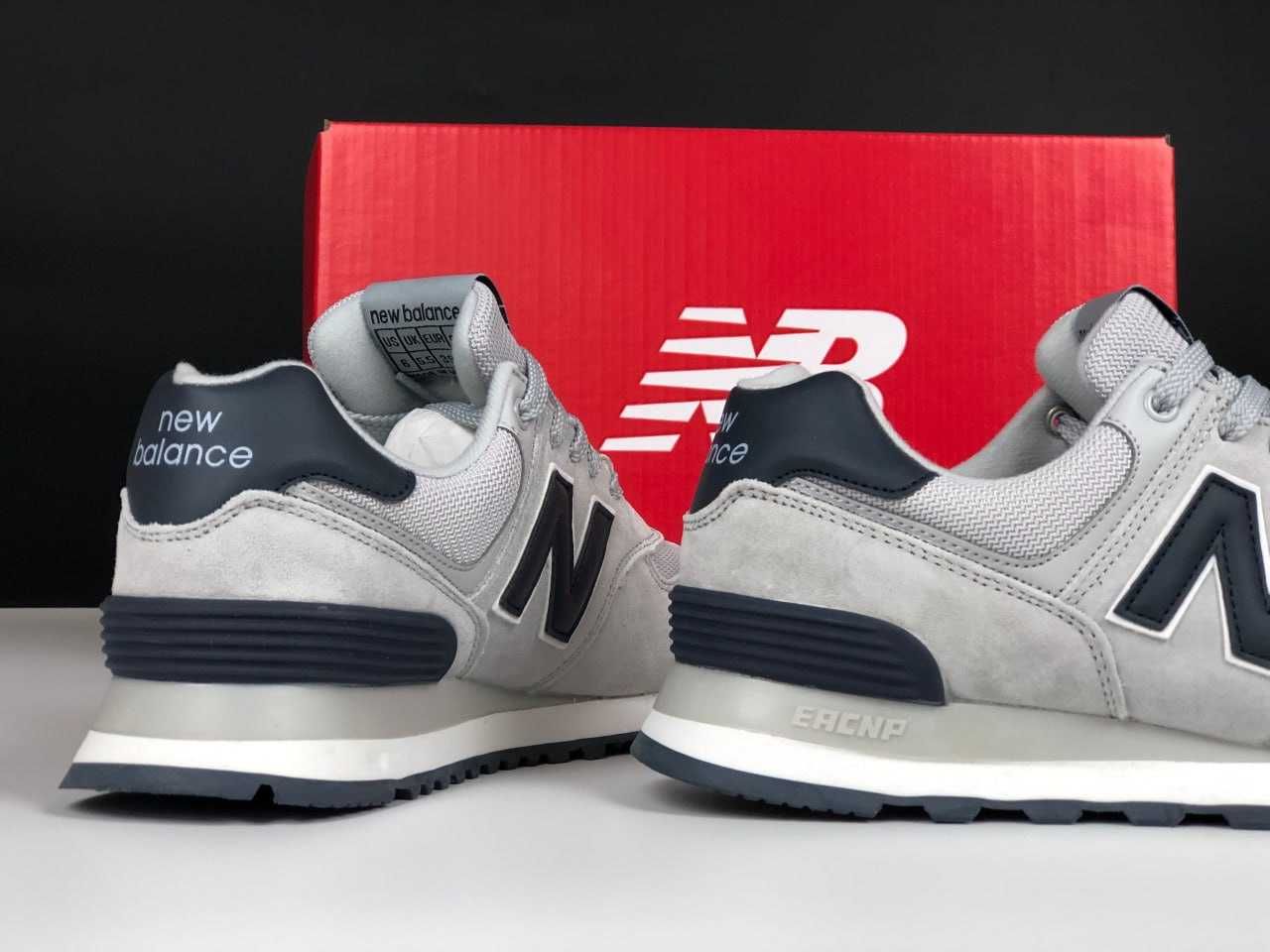 SALE! New Balance 574 Light Gray/Blue 36 37 38 39 40 41 42 43 44 45 46