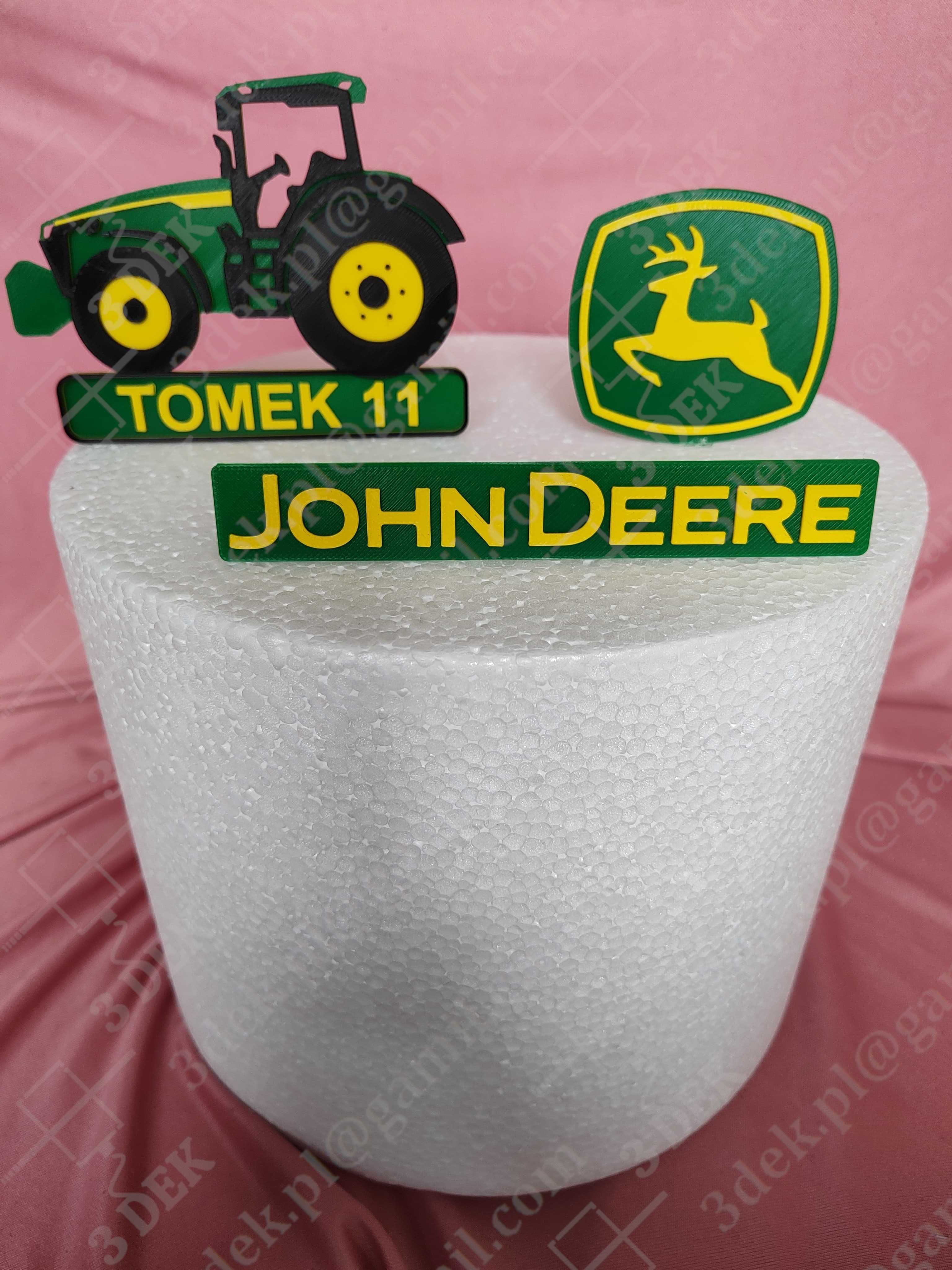 Topper dekoracje na tort JOHN DEERE, Traktor, Farming