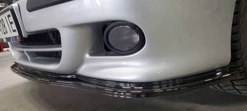 Губа сплитер BMW E39 M бампер бмв е39 м ABS черный глянец