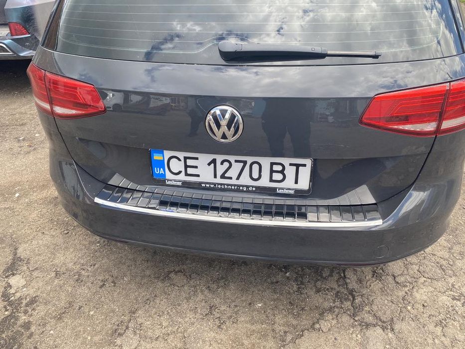 VW Passat B8 SW Накладка на задний бампер нержавейка Carmos (г)