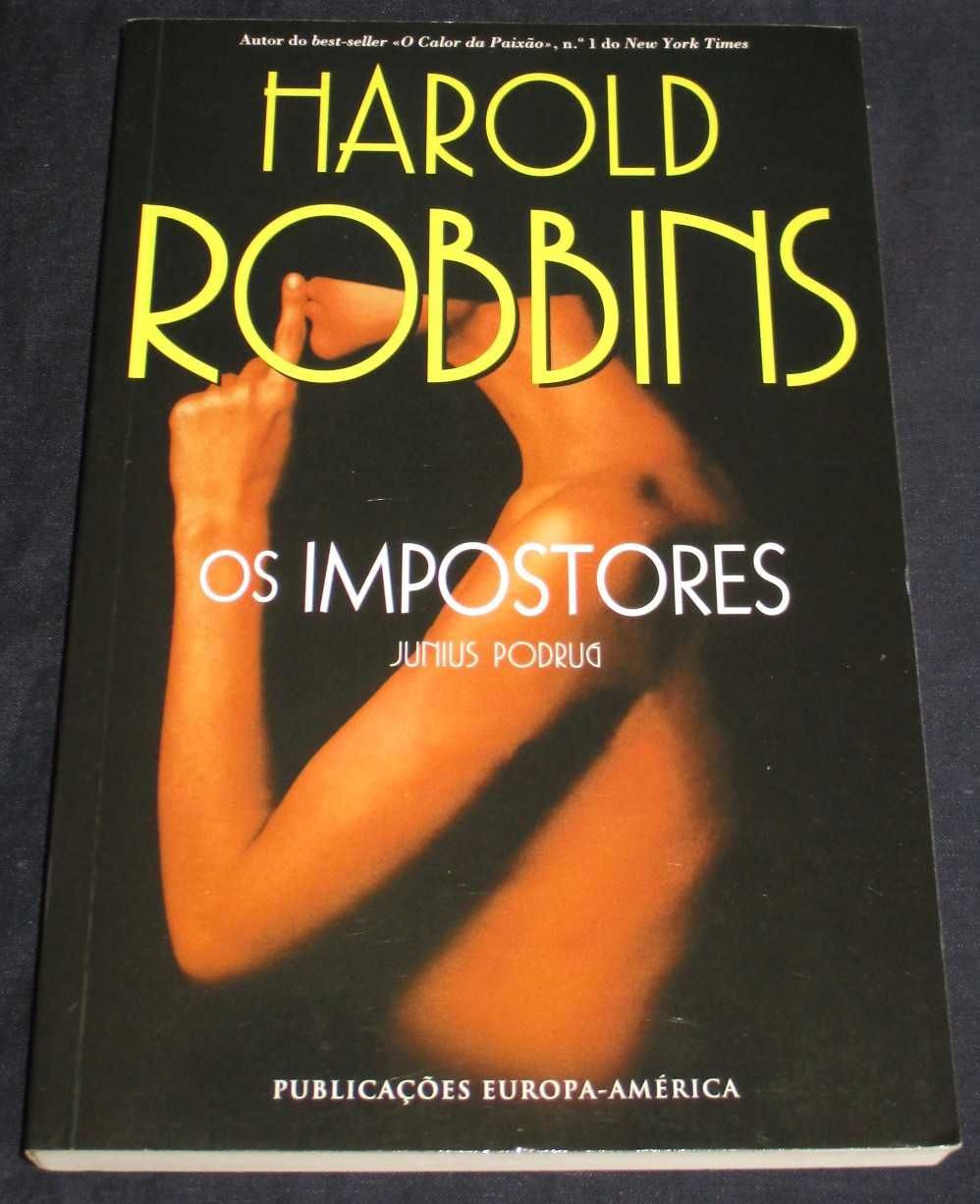 Livro Os Impostores Harold Robbins e Junius Podrug