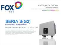 Falownik Inwerter FoxESS S3300-G2 Cena brutto