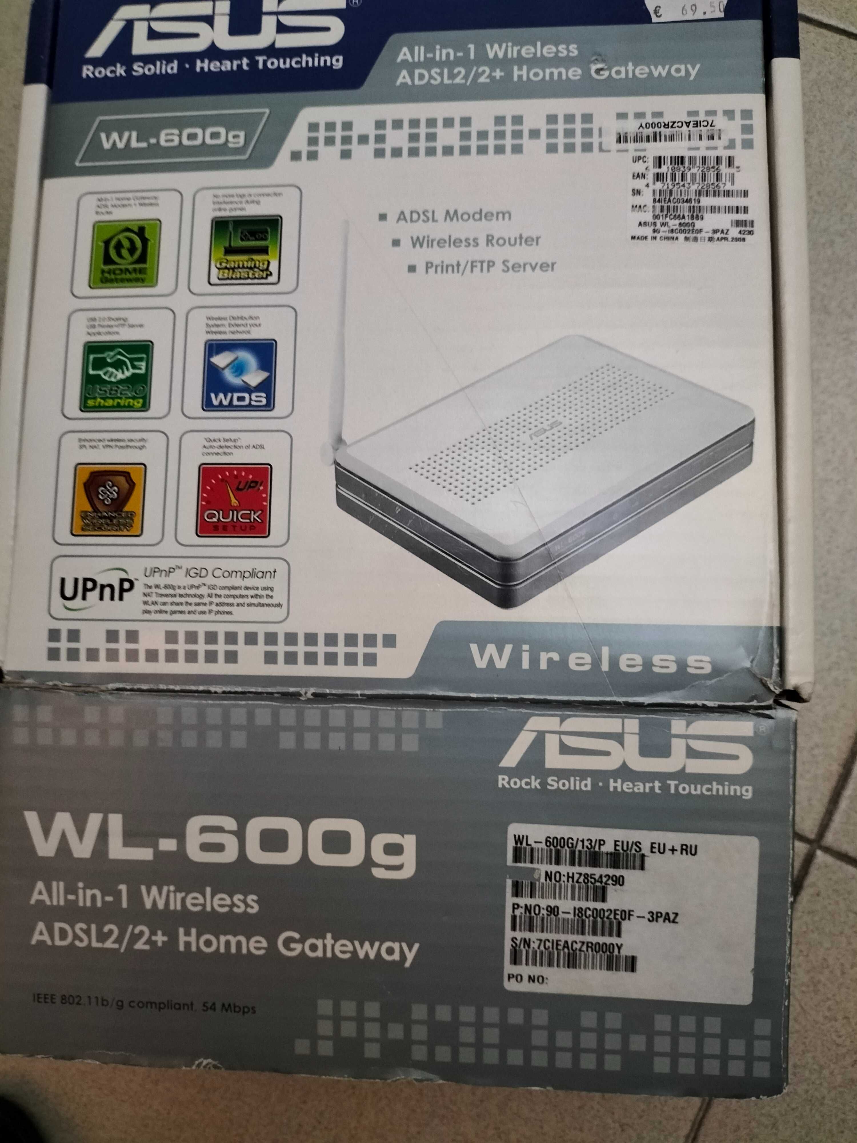 Vendo router WL-600g