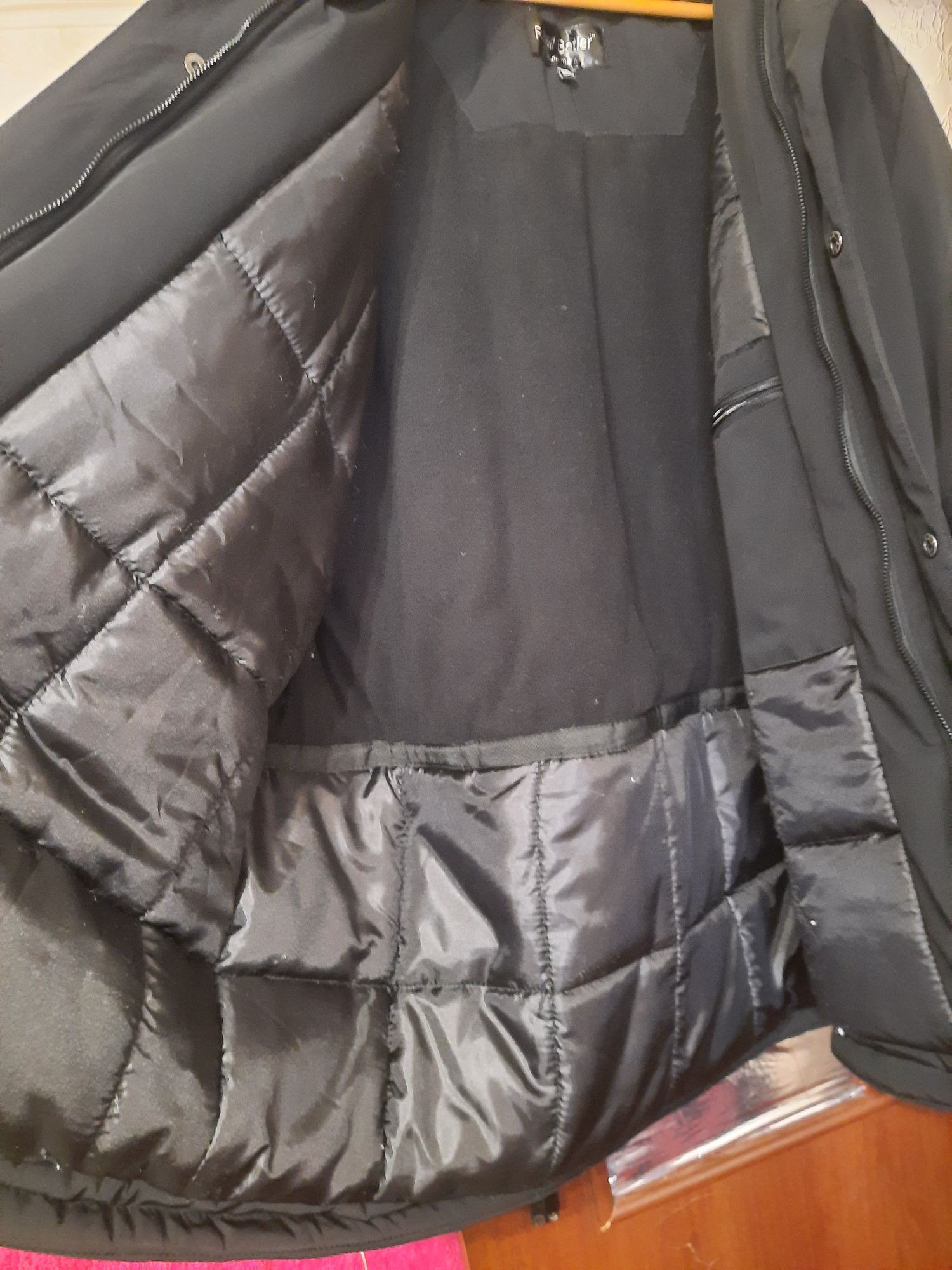 Зимняя мужская термо куртка батал 60 размер