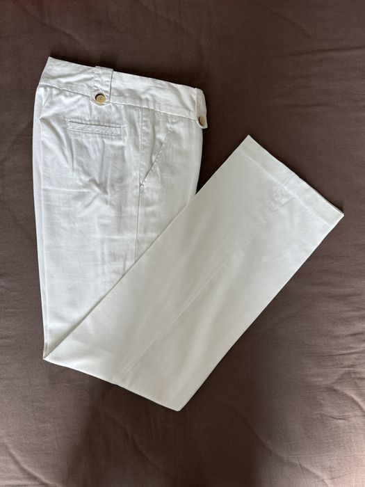 Calças sociais brancas