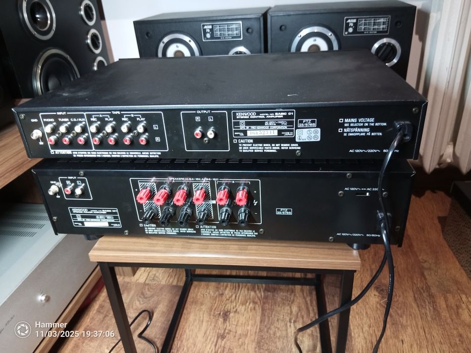 Kenwood Basic C1 M1 preamp+końcówka mocy
