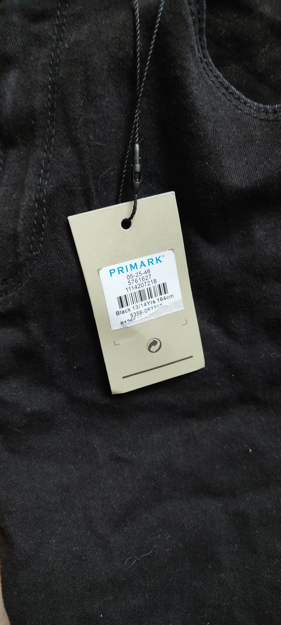 Nowe spodnie jeansy skinny dziewczęce r. 164 Denim Primark