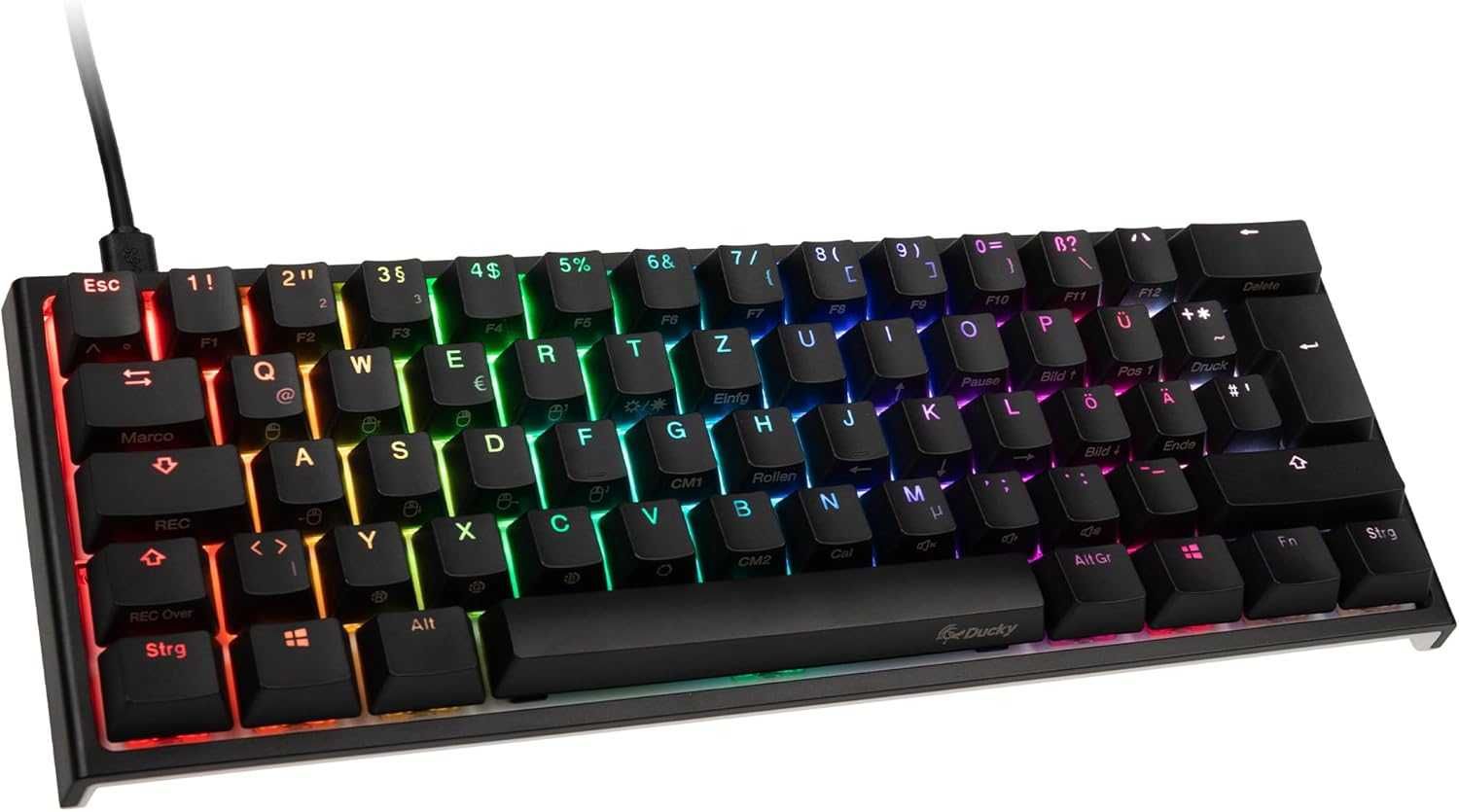 ucky One 2 Mini Mechaniczna klawiatura gamingowa RGB,
