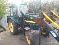 Продам трактор ЮМЗ - 6 с фронтальным погрузчиком Dellif Strong 1800