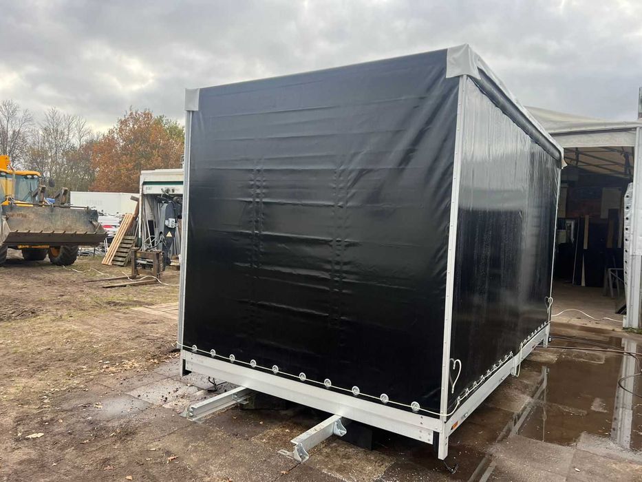 10EP Skrzynia ładunkowa zabudowa suwany dach  420x245x235(MONTAZ)