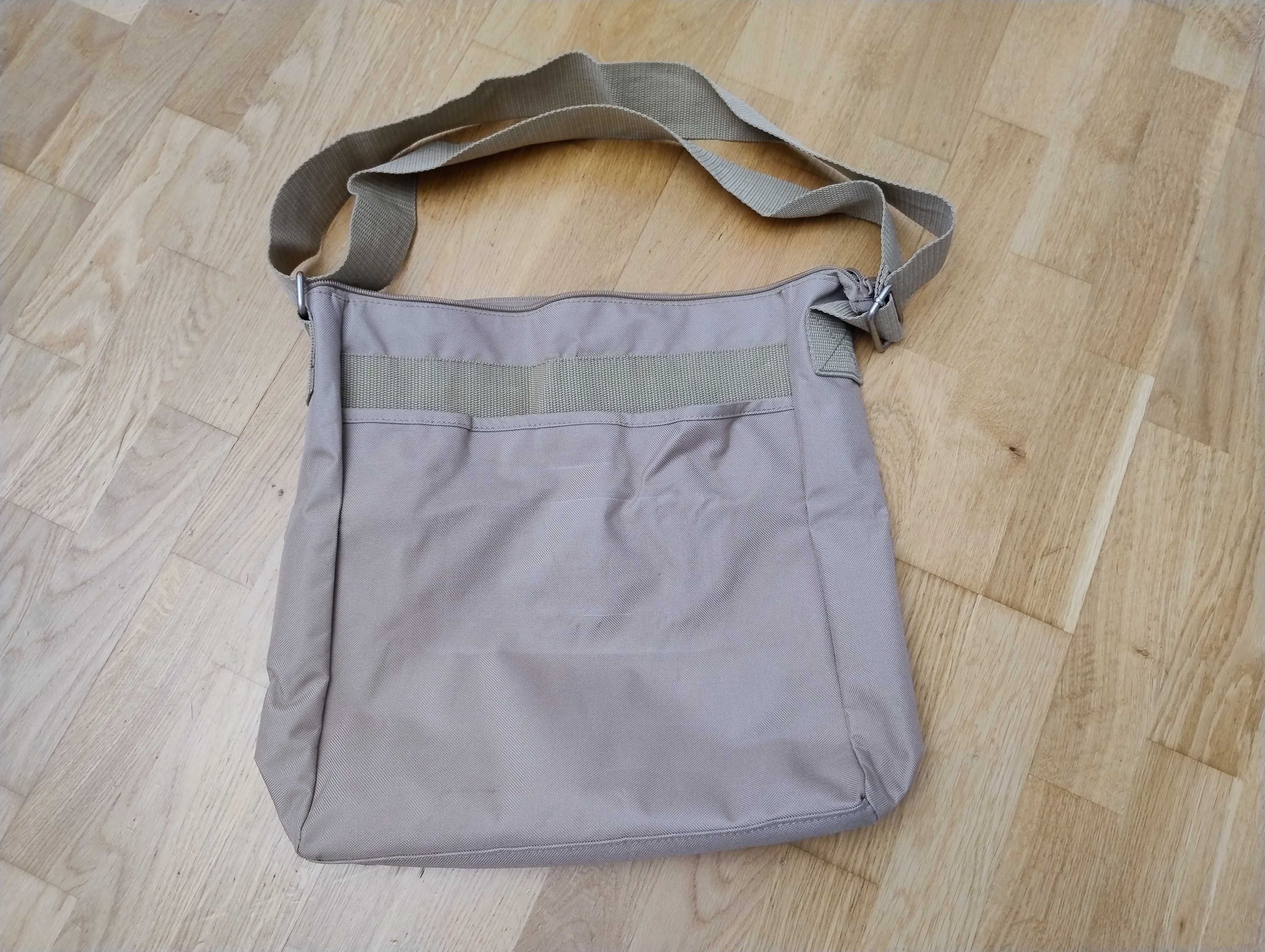 Torba na ramię Bag Base solidna praktyczna regulowany pasek unisex