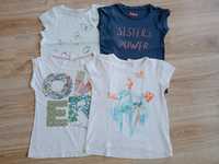 4 x Bluzka koszulka t-shirt Zara rozm. 116/122  - 6/7 lat
