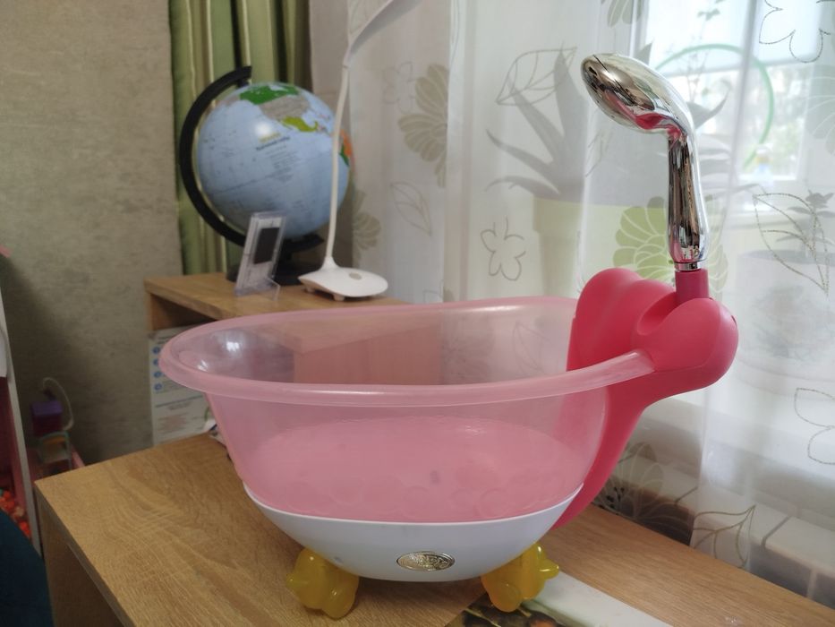 Автоматична ванночка для ляльки Baby Born Кумедне Купання світло, звук