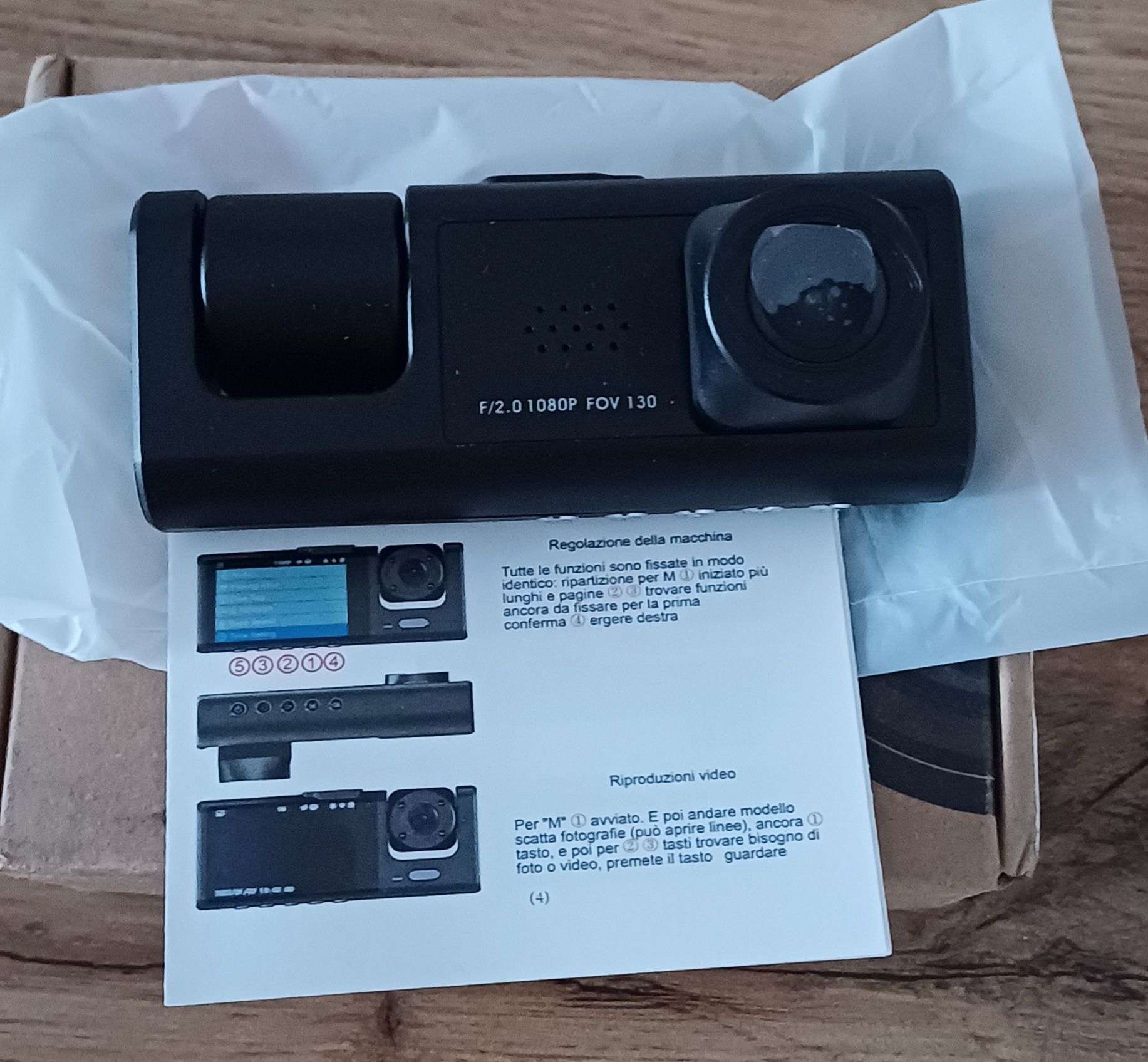 Kamera samochodowa wideorejestrator + 32 GB karta Micro sd
