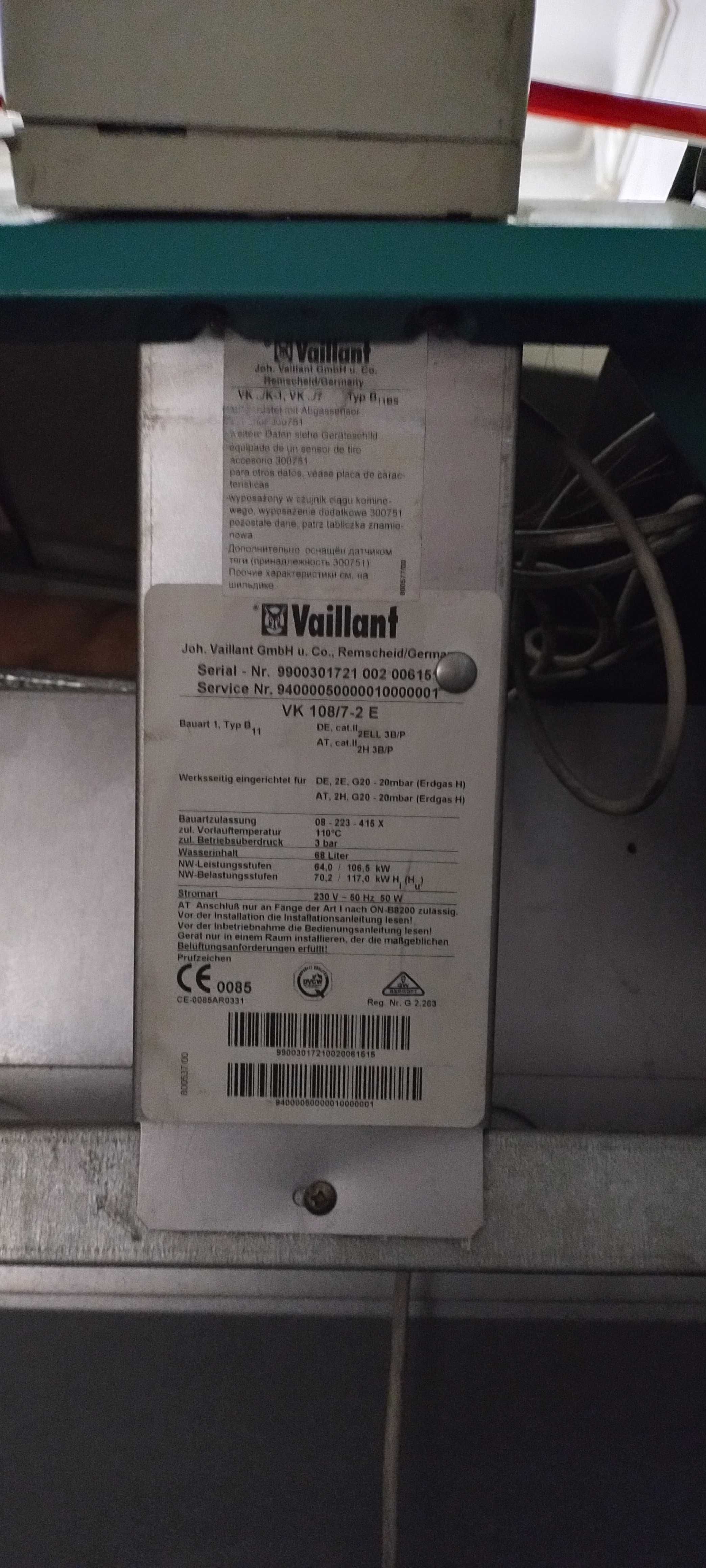 Piec Gazowy Vaillant VK108/7-2E