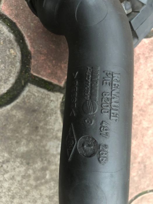 Патрубок інтеркулера Renault Megan 2, Scenic 2, 8200497288 8200907828