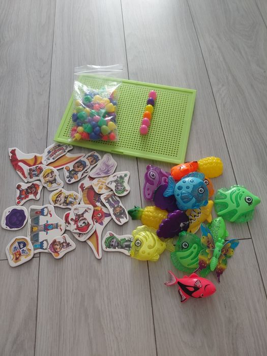 Щенячий патруль на магнітиках мозаїка і фігурки для рибалки без удочки