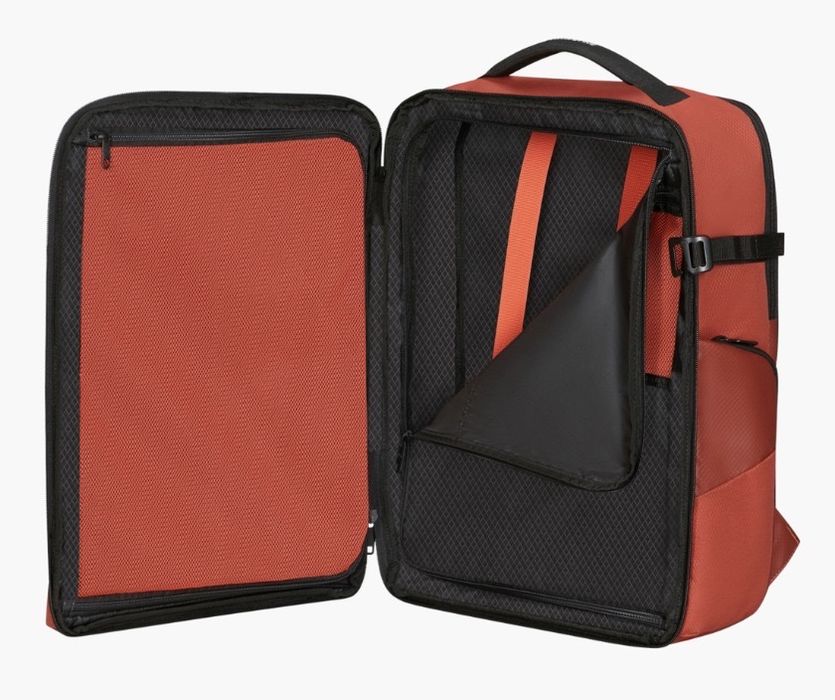 Mochila viagem e laptop