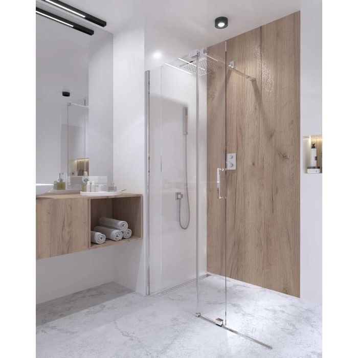 ДушовіДверіСтіна Walk-InСRM.Рег.шир..120*190,8мм ClearпокриттяCalcLess