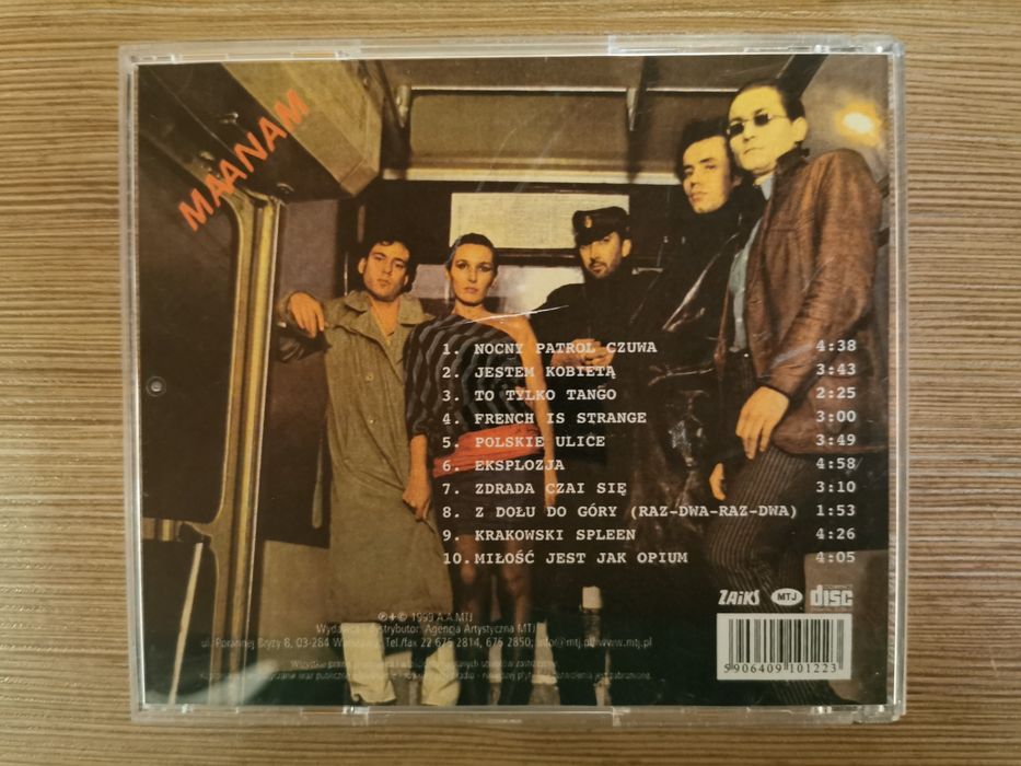 Płyta cd Maanam  .