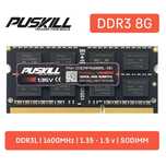 DDR3L 8Gb оперативная память для ноутбука DDR3 SODIMM DDR3L Puskill