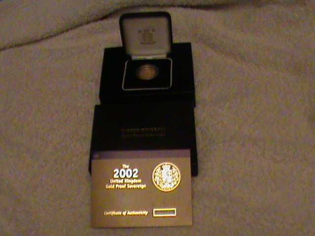 Libra de ouro proof (2002) brasão