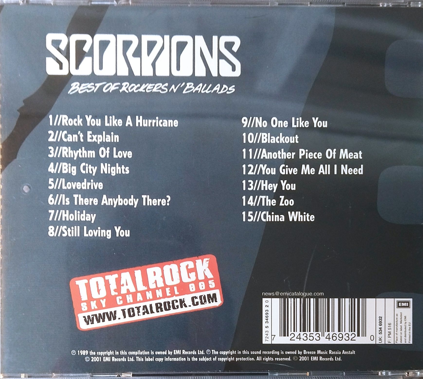 Cd Scorpions фирменный