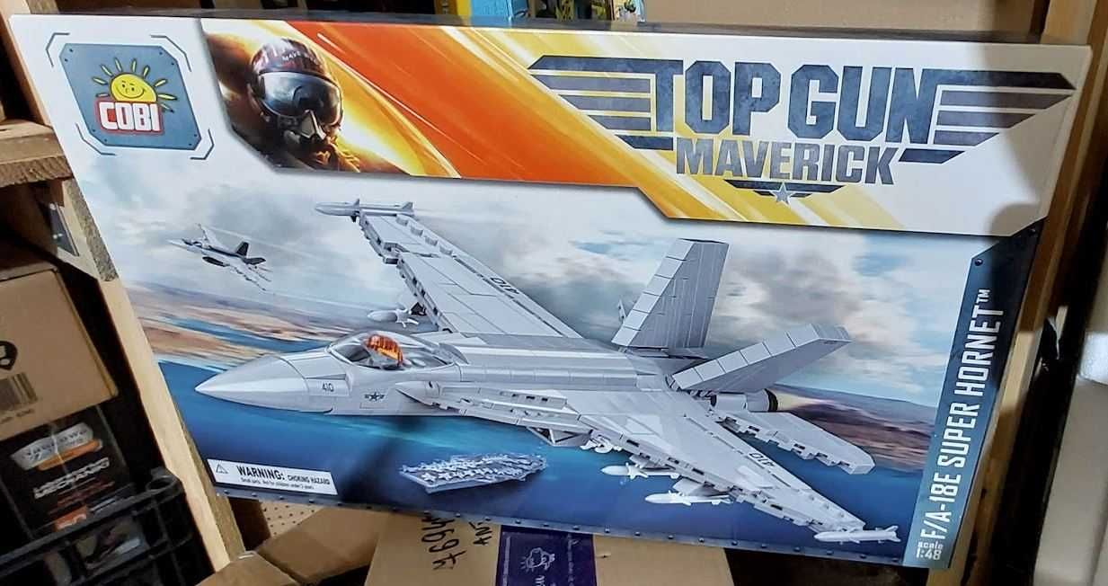 NOWY top gun maverick Cobi 5804 F/A-18E Super Hornet klocki zestaw