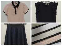 Школьная одежда, блузы, юбка, колготки для девочки, весна-осень