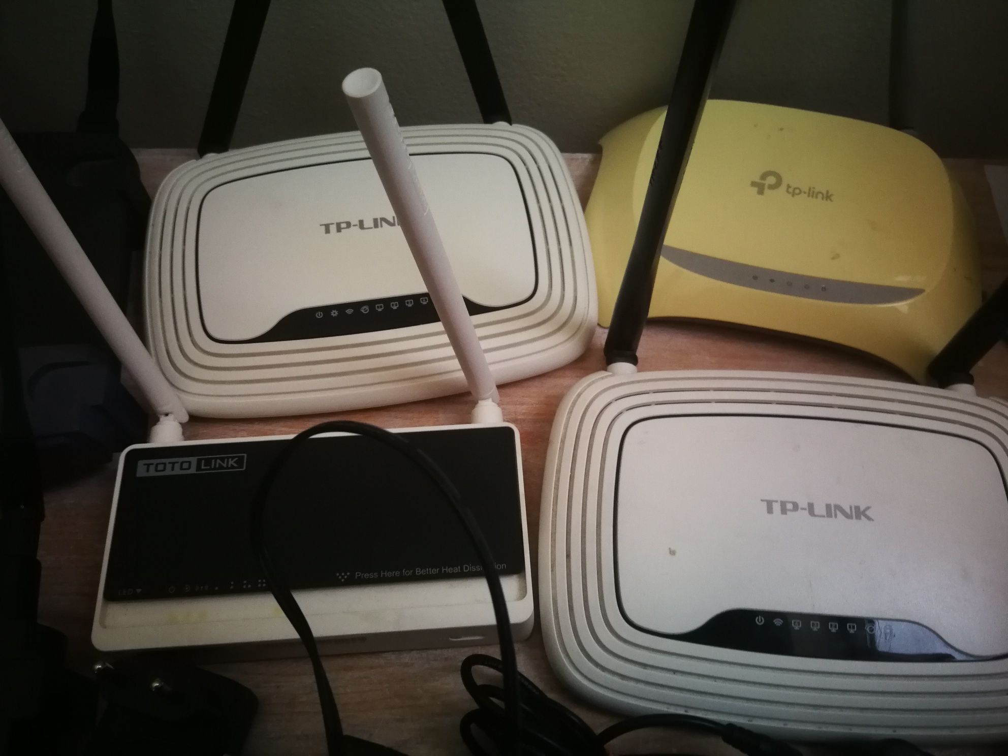 Pakiet zestaw 7 routery cisco, TP-Link TL-WR841n, Hybrid , Totolink