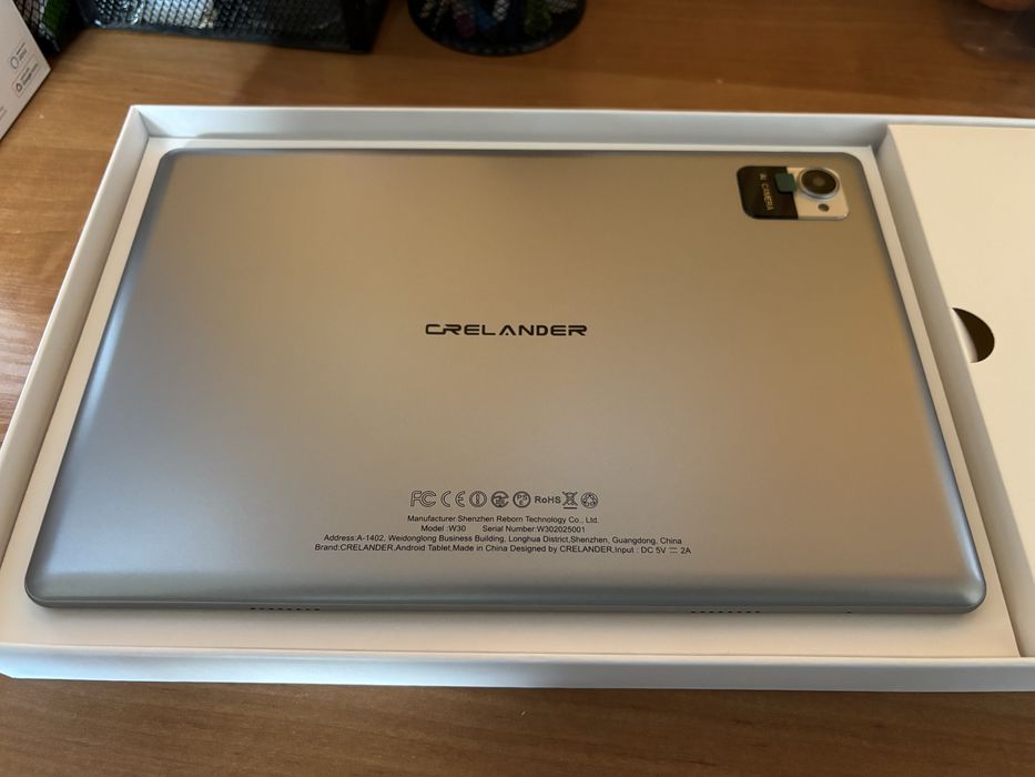 Tablet 10,1 cala Clerander Android 15 - 128 GB + 12 GB RAM + Etui NOWY