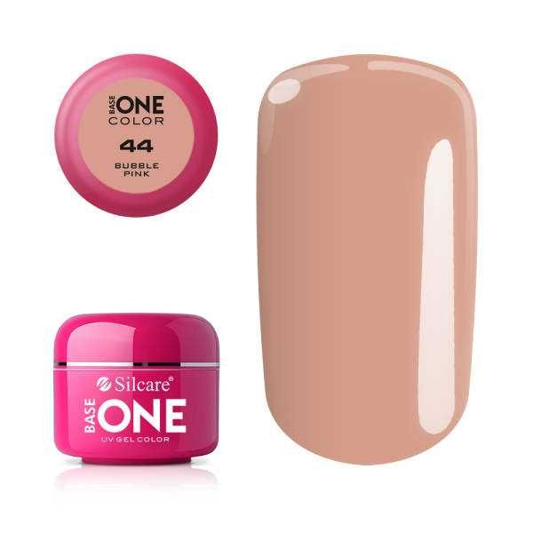Silcare Base One Color 44 BUBLE PINK 5 ml żel UV LED do paznokci