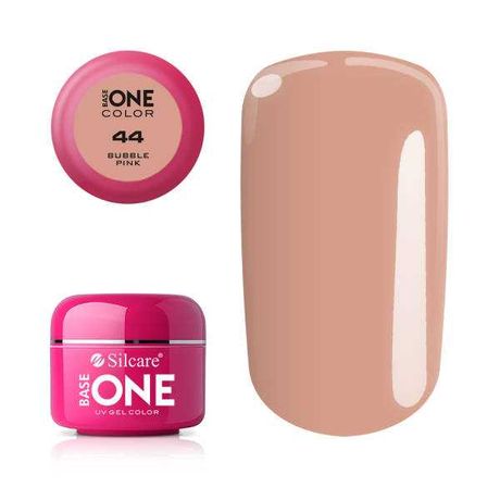 Silcare Base One Color 44 BUBLE PINK 5 ml żel UV LED do paznokci