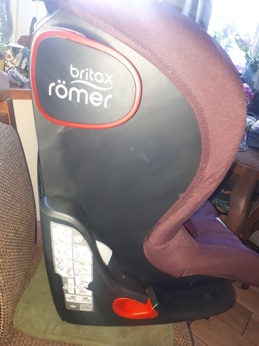 Fotelik samochodowy Britax romer king II/ Burgundy red