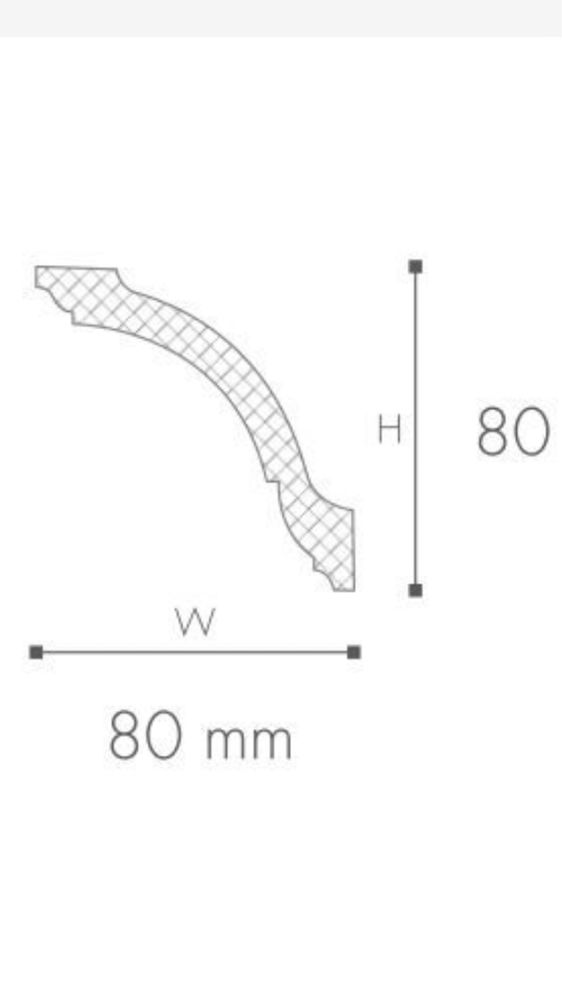 Listwa przysufitowa Nomastyl Go NMC 80x80