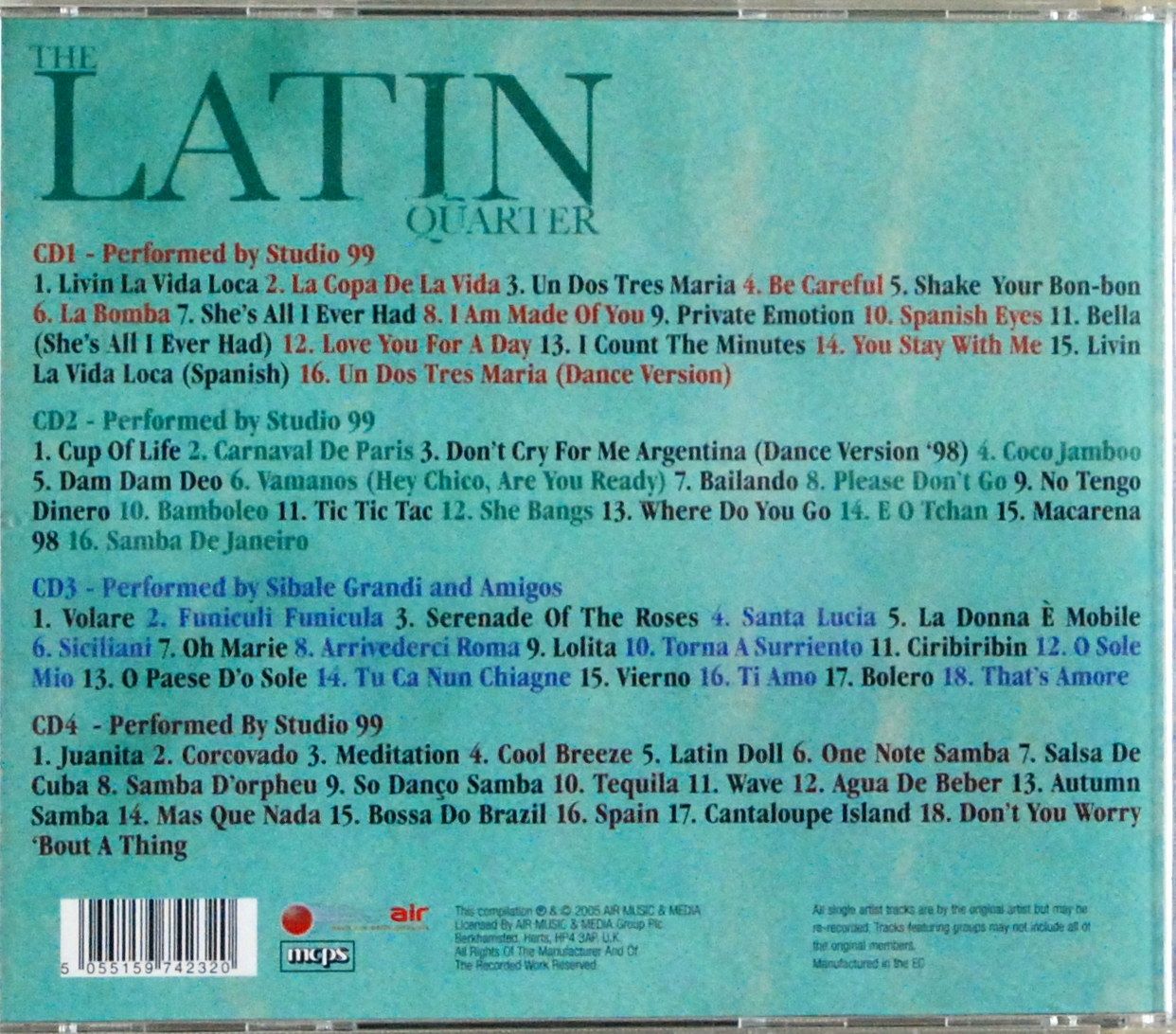 VA - The Latin Quarter 4CD