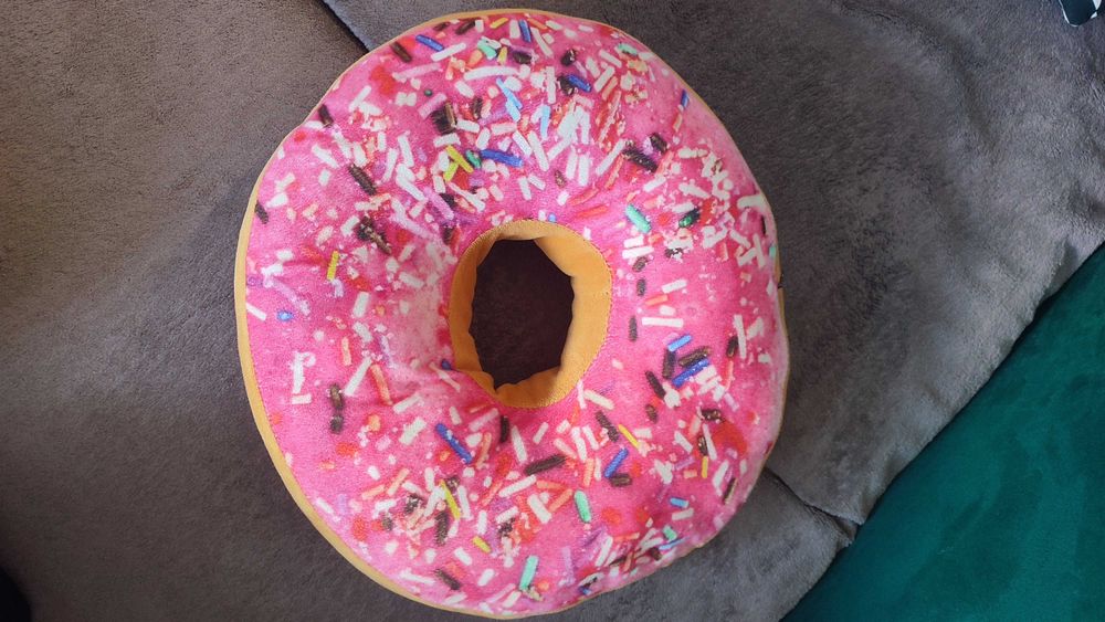 Poduszka donut okrągła