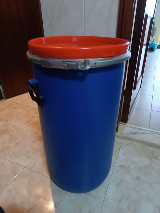 Bidon/barrica de 50 lt com tampa de cinta