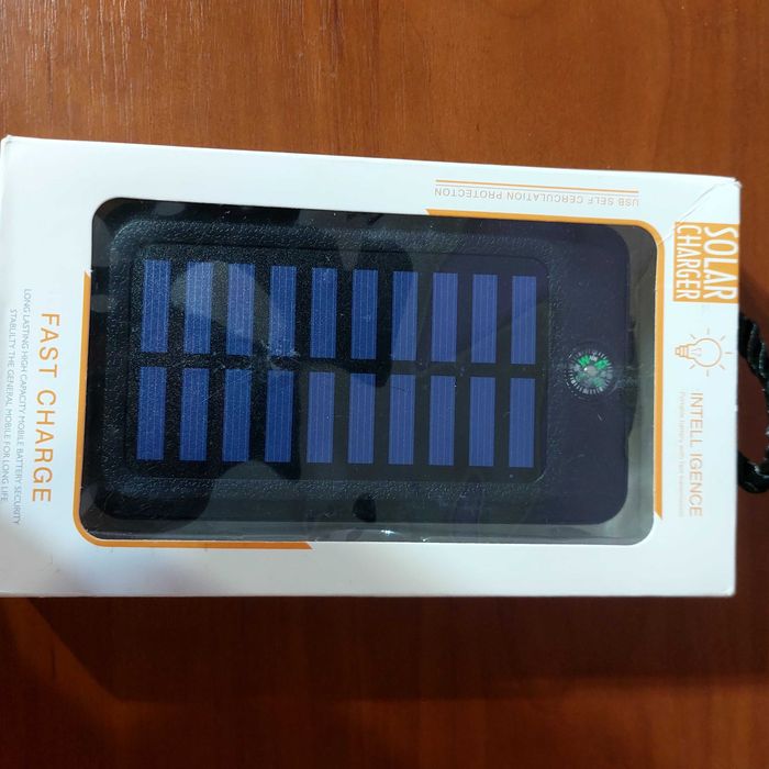 Повербанк Power Bank 20000 mAh L MAG із сонячною батареєю